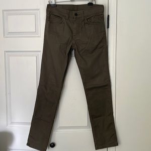511 Levi jeans, color khaki , size w31 , l 32